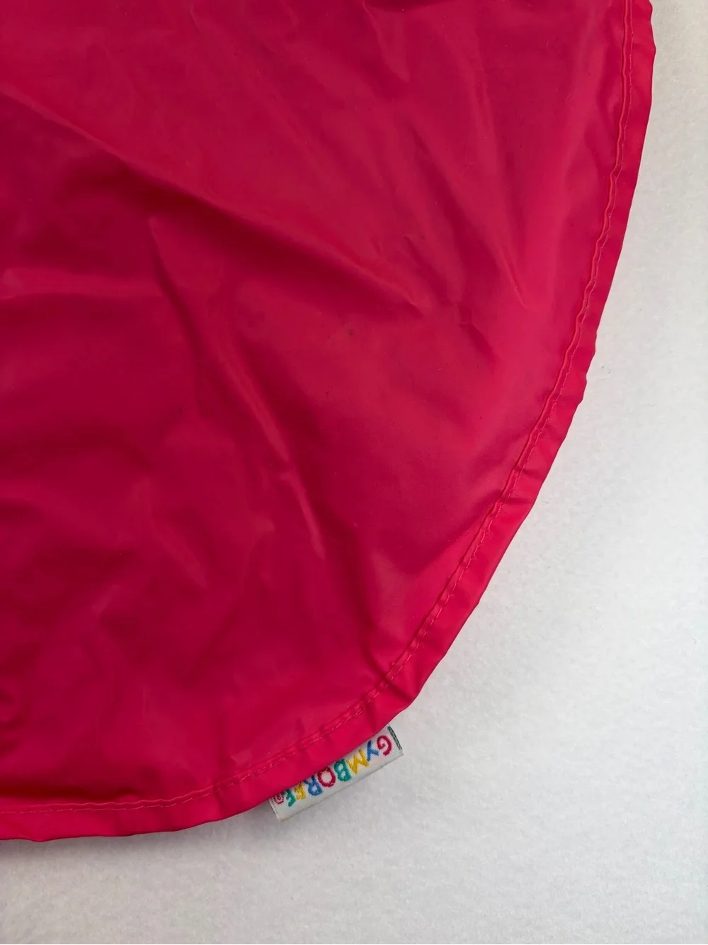 Vtg 90s Gymboree Kids PVC Nylon Colorful Waterproof Rain Poncho Rainbow‎ Tag S/M